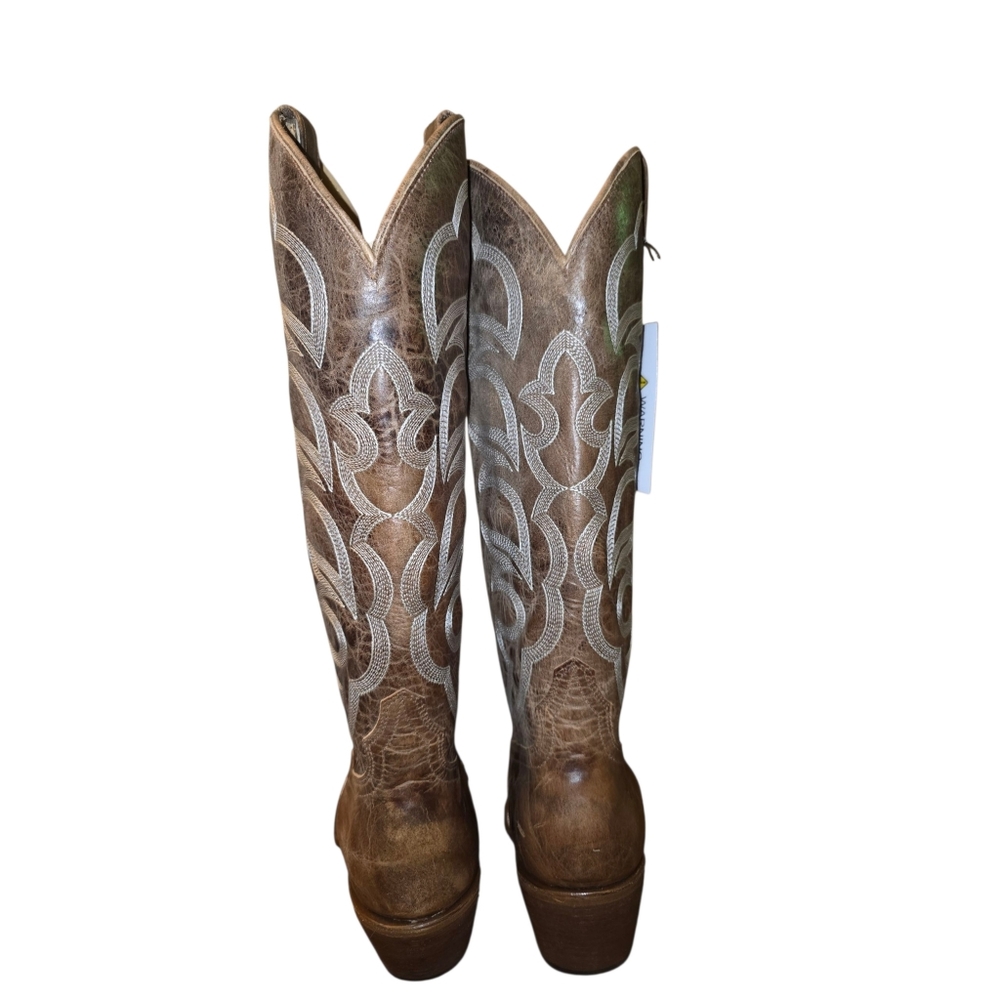 Shyanne High Desert Tall Western Boot Snip Toe Size 10M - Picture 10 of 13